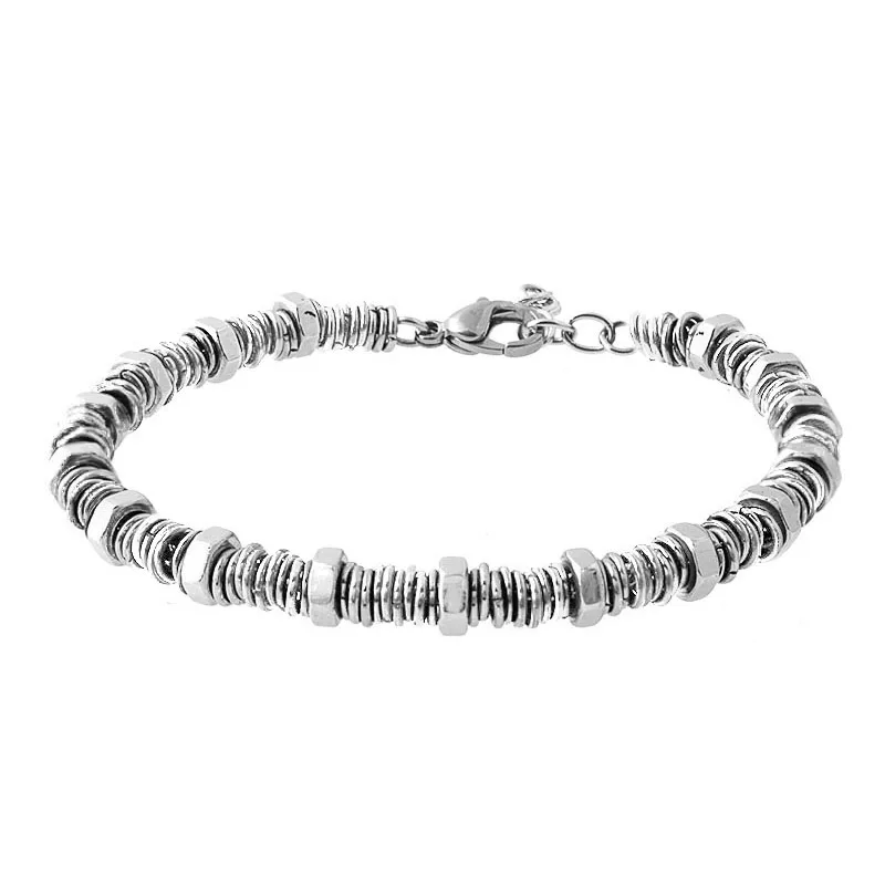 Runda 2020 браслет из нержавеющей стали с цветным круглым вырезом для мужчин модные