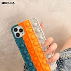 Пузырьковый чехол для iPhone 13 12 11 Pro Max 12 Mini 7 8 6s Plus XS Pro XR SE 2020