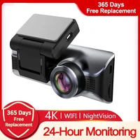 4k 2160p car dvr dash camera support wifi front 1080p hd g sensor night video car cam recorder 24h parking monitor