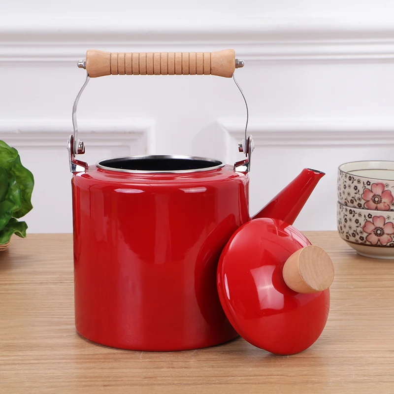 2L чайники кофе кухонная утварь керамический чайник эмаль может использоваться