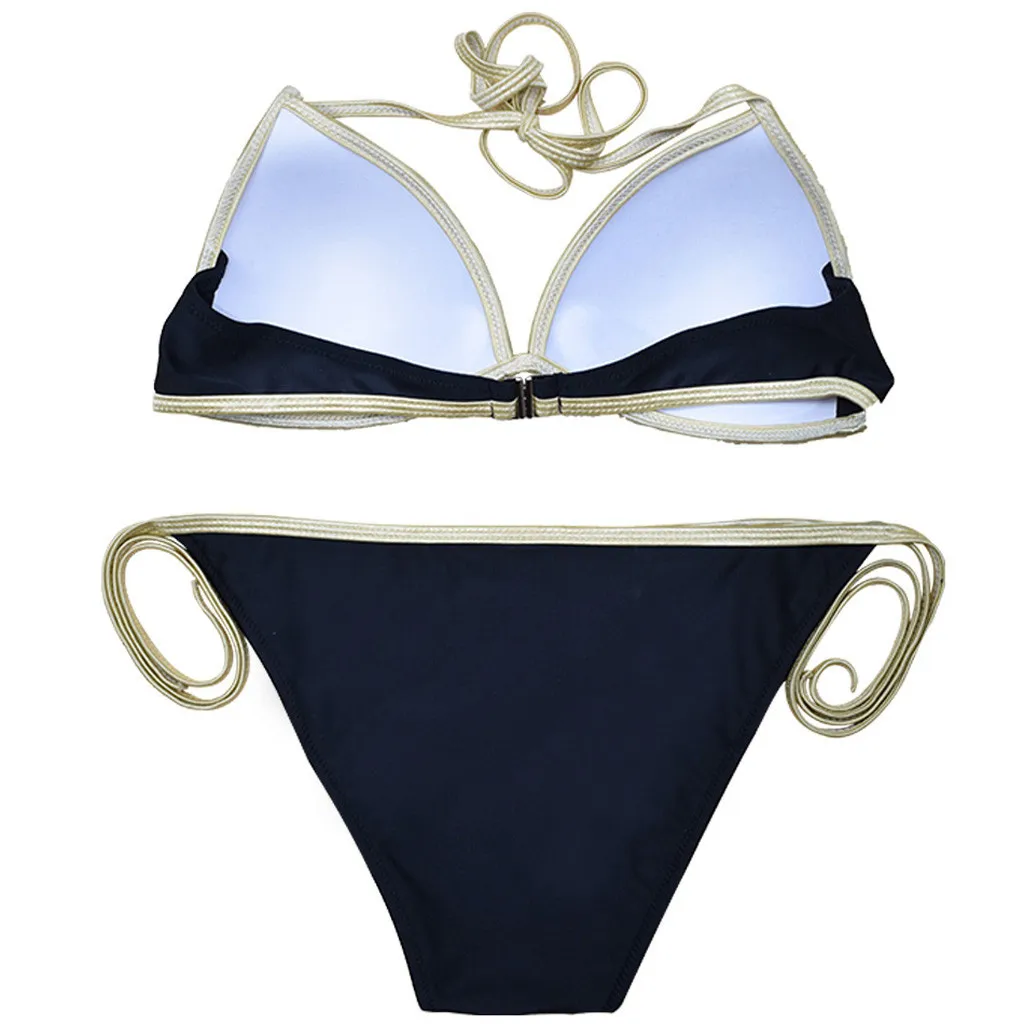 Хит женский сексуальный раздельный купальник газовые штаны Джини для девушек 2020