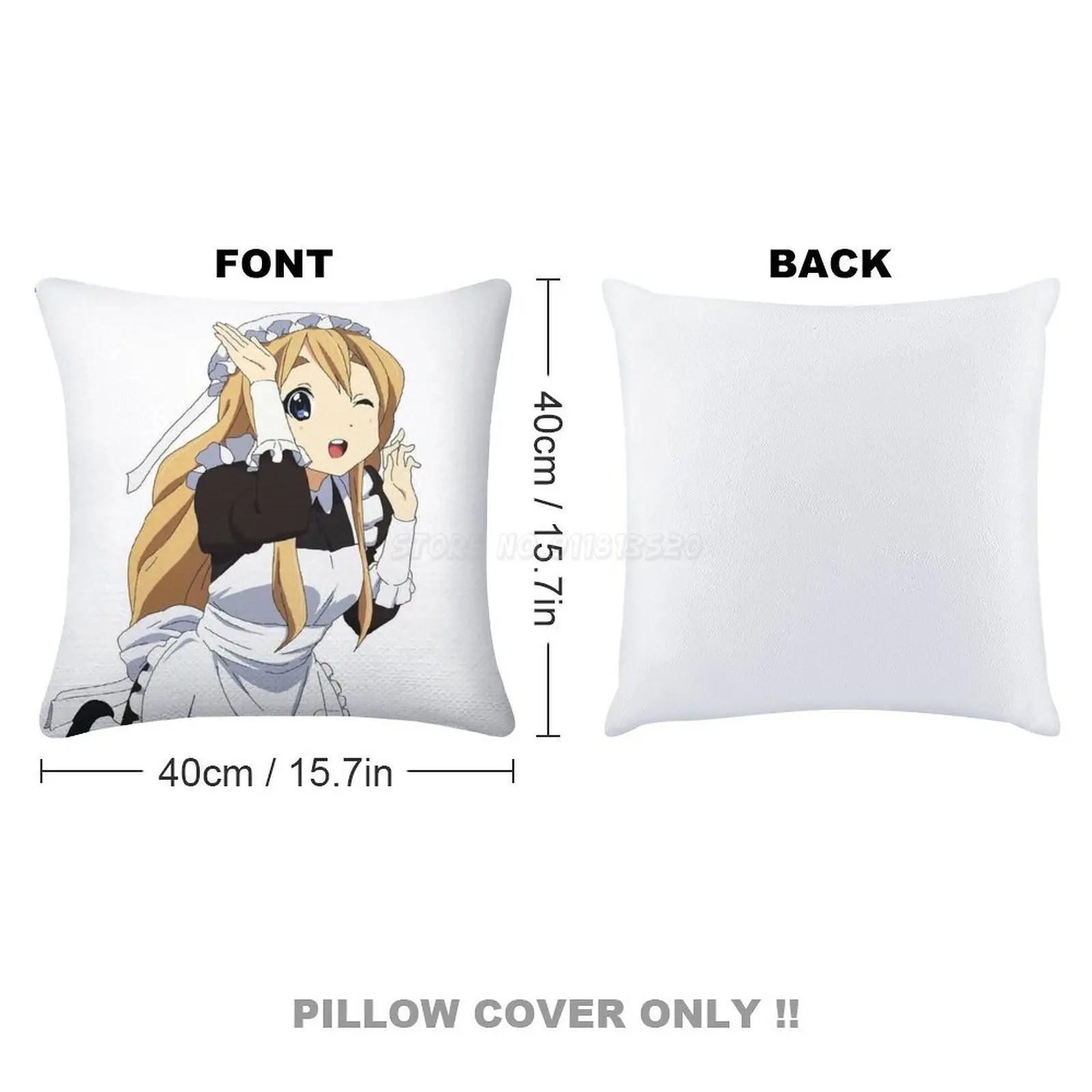 K-on! Муги горничная! Наволочка с блестками модная наволочка подарок для нее Mugi Chan