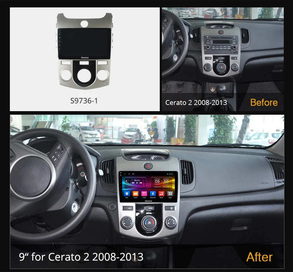 6G + 128G Ownice Android 10 0 автомобильный DVD-плеер для KIA FORTE 2007 2010 2011 2012 2013 2014 радио плеер GPS 4G
