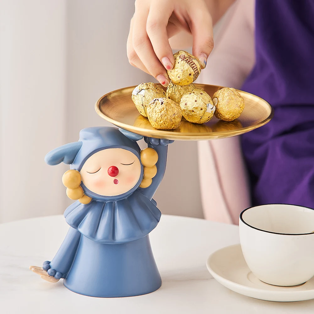 

Скандинавский Декор для дома, креативная скульптура для хранения, статуя из смолы, модель, органайзер для ювелирных украшений, декор для гос...