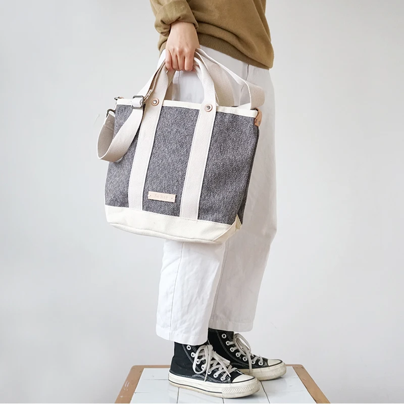 Оригинальная Кожаная Тяжелая Холщовая Сумка ручной работы 24 унции сумка тоут