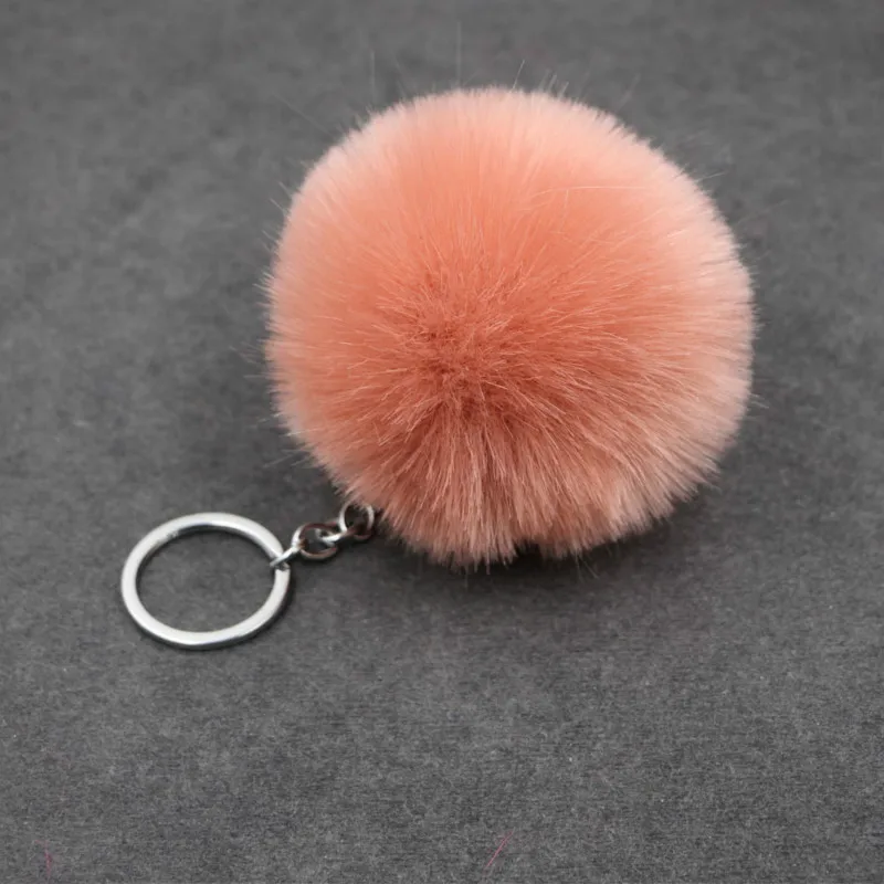 1 шт. розовый волосатые брелок для ключей вечерние день рождения ребенка