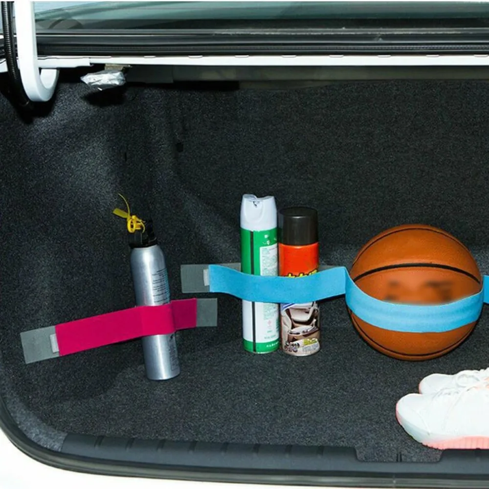 

Practical Design Car Trunk Organizer Elastic Car-styling Color Strap Fixed Car Interior Tidying Storage Sundry Accessories