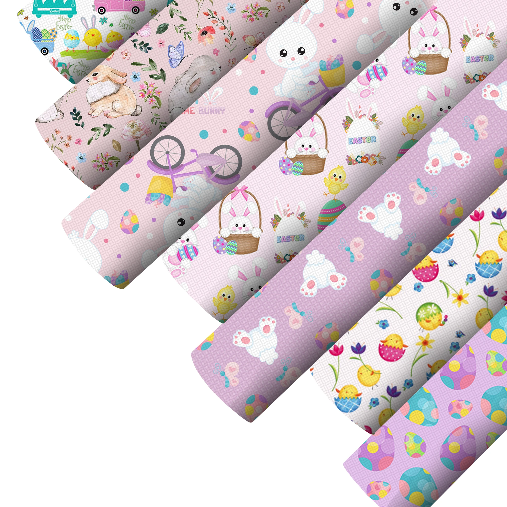 Гладкие листы из искусственной кожи праздничная ткань с бантом в виде яйца