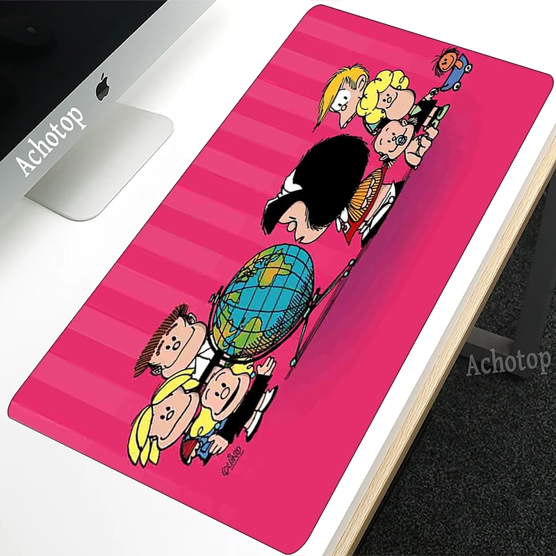 

DIY Top Quality Cartoon Mafalda Mouse Pad Gamer Play Mats Top Selling Wholesale Gaming Pad Mouse Extended pad Pc gamer Complete