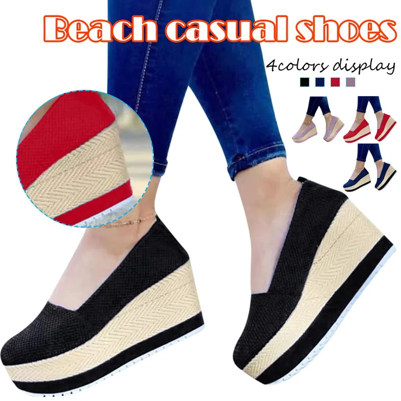 Туфли женские с бантом повседневные лоферы плоская платформа без застежки