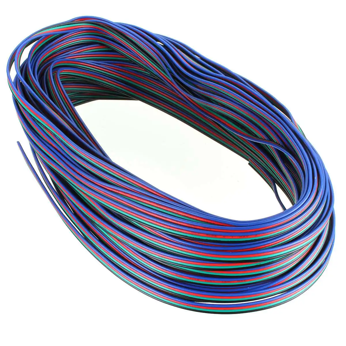 4 Pin удлинитель провода Соединительный кабель для RGB Светодиодные полосы света 1 м 2 м 300 см 10 м 20 м 30 м 50 м 100 м электрические провода