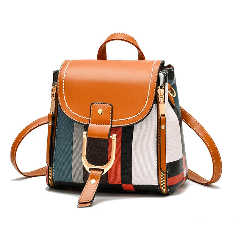 Многофункциональный мини рюкзак женская сумка через плечо из искусственной кожи