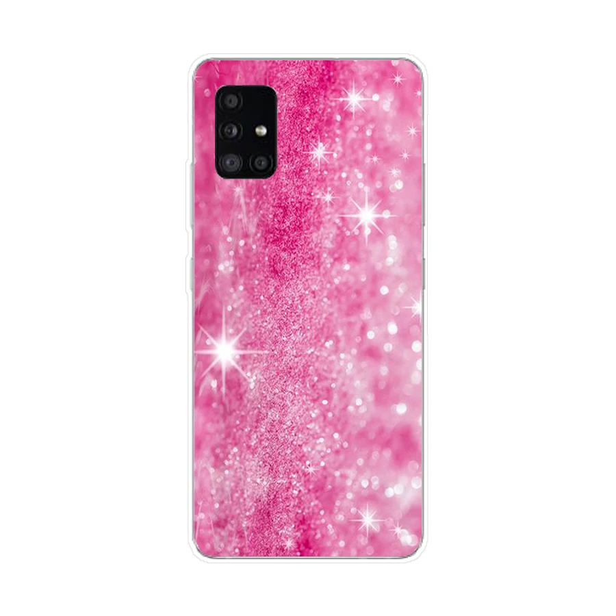70SD Блестящий Мягкий Силиконовый ТПУ чехол с блестками для телефона Samsung Galaxy A01 A10