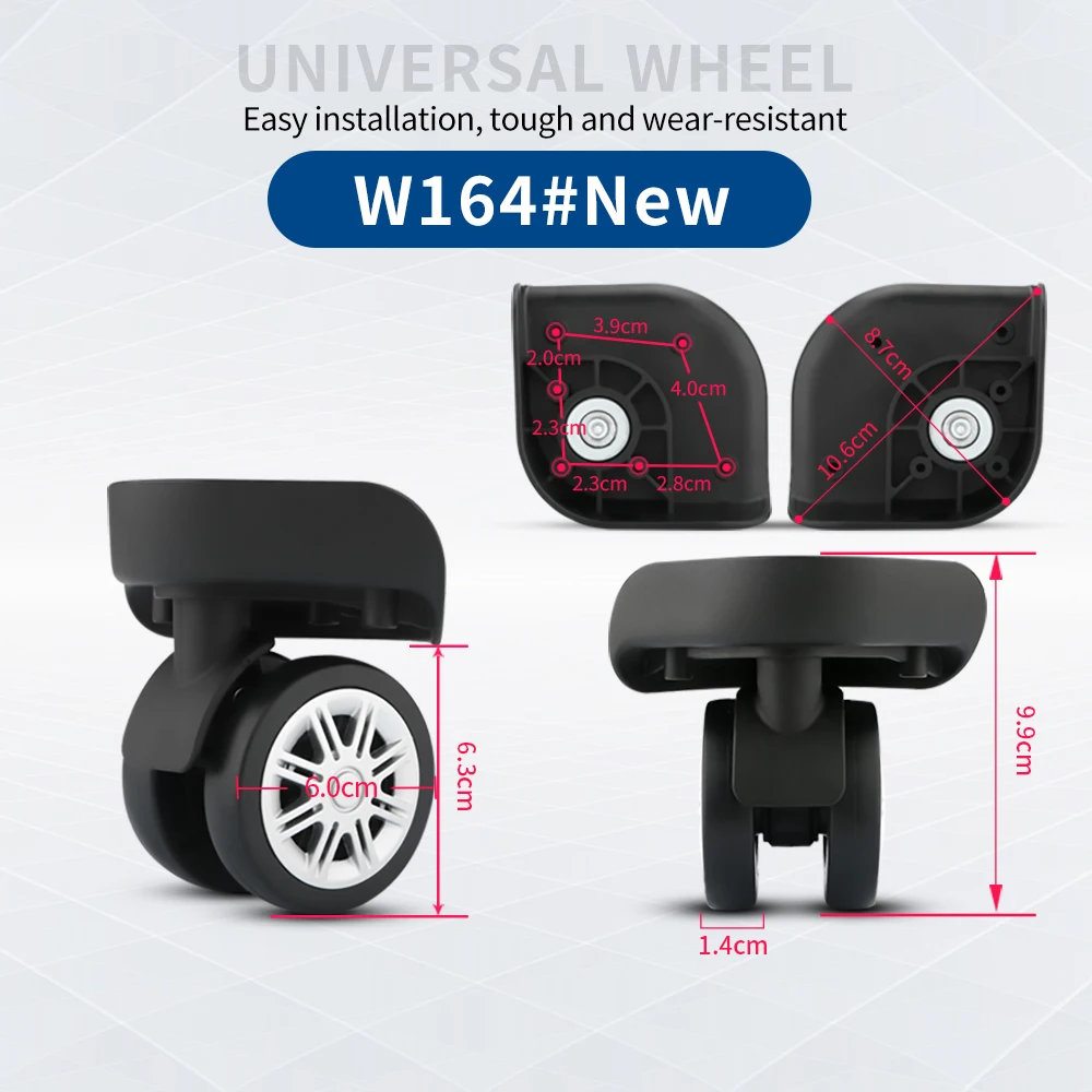 TANGYIPIN Macro ling A - 815 Trolley case wheels repair accessories universal pulley password suitcase high-quality replacement