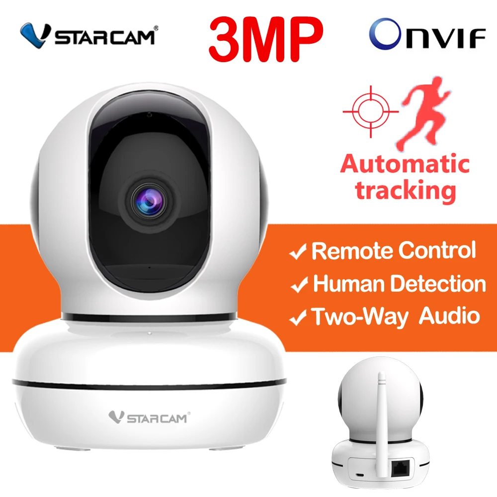IP камера Vstarcam C46s 3 Мп 2 МП Wi Fi ИК ночное видение|Камеры видеонаблюдения| |