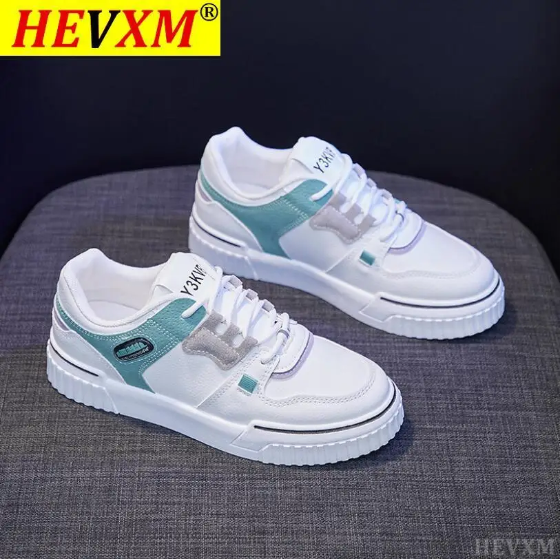 

Женские кроссовки в Корейском стиле, базовые белые кроссовки для студентов, повседневная обувь для бега и уличной стрельбы, весна 2021