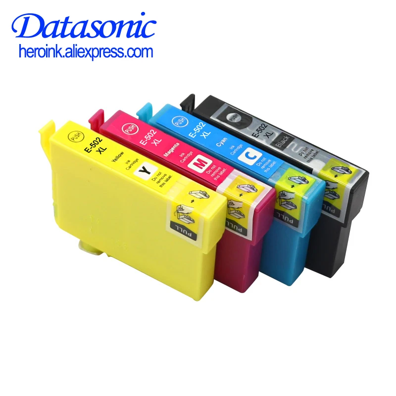 

DAT Compatible Ink Cartridge Replacement for Epson 502 502XL for Workforce WF-2860 WF-2860DWF WF-2865 WF-2865DWF XP5100 XP-5105