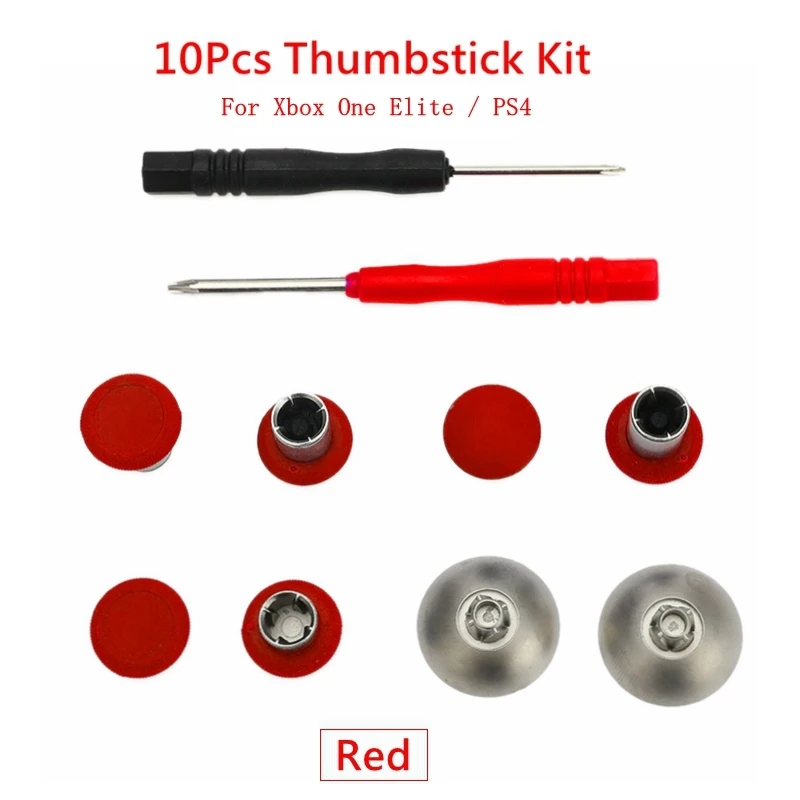 10 шт./13 шт. Сменные ручки для большого пальца аналоговая палка D-Pad& Bumper Trigger Button Kit для xbox ONE Elite/PS4 Геймпад