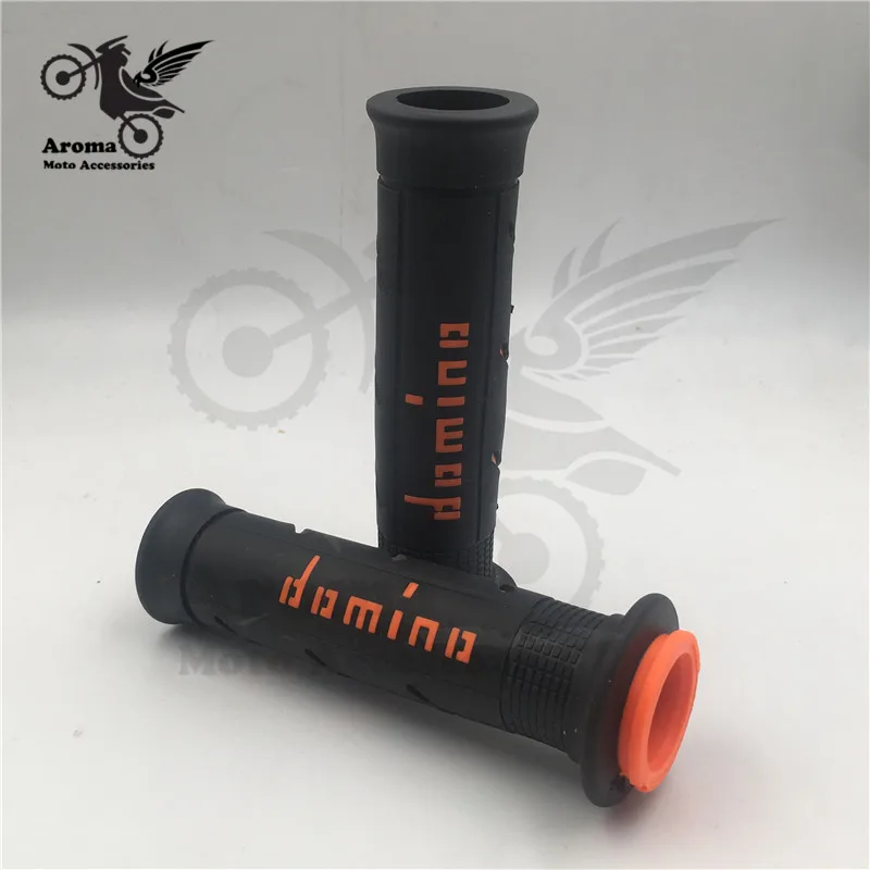 Универсальный руль для гоночного мотоцикла мягкая резина 22 мм 24 рукоятка домино
