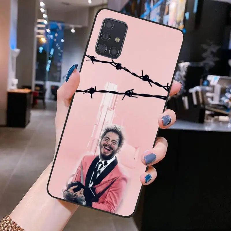 HUAGETOP Post Malone мягкий чехол для телефона на заказ Samsung S20 plus Ultra S6 S7 edge S8 S9 S10 5G lite 2020 |