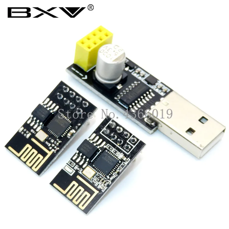 Адаптер программатора ESP01 UART GPIO0 Женский адаптер ESP8266 CH340G USB в последовательный