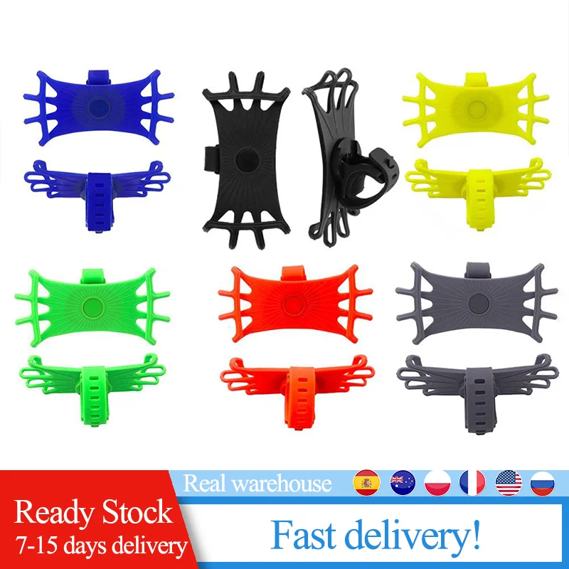 

Bicycle Mobile Phone Holder silicone Electric Vehicle Motorcycle Mobile Phone Navigation Bracket Bicycle Accessories