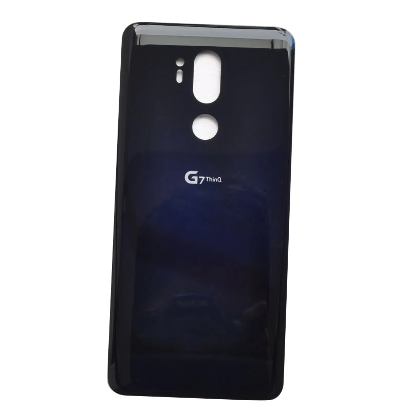 ZUCZUG Стекло Батарея крышка для LG G7 ThinQ G7+ G710 G710EM сзади Корпус задний Чехол с клей+ логотип Запасная часть