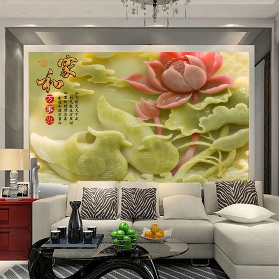 Пользовательские обои 3d крупногабаритный рисунок и все предметы резьба по