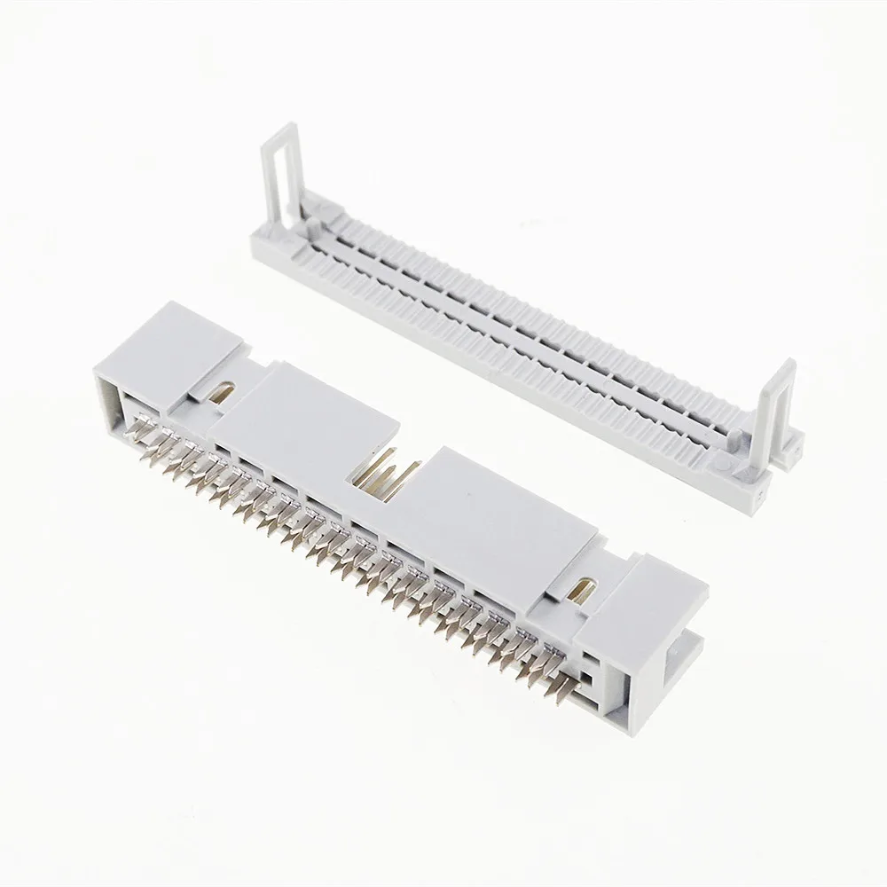 50 шт. IDC Box Header 0 10 &quot2 54 мм Шаг 6 Pin 8 12 14 16 18 20 24 26 30 34 40 60 64 штыревой плоский кабель 1 27 |