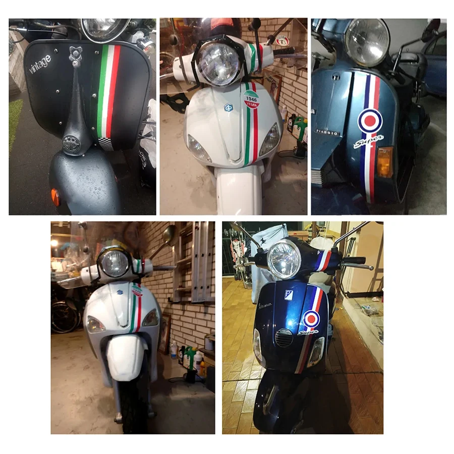 Передняя наклейка на мотоцикл чехол для Piaggio Vespa LXV GTS 150 250 300 Светоотражающая |