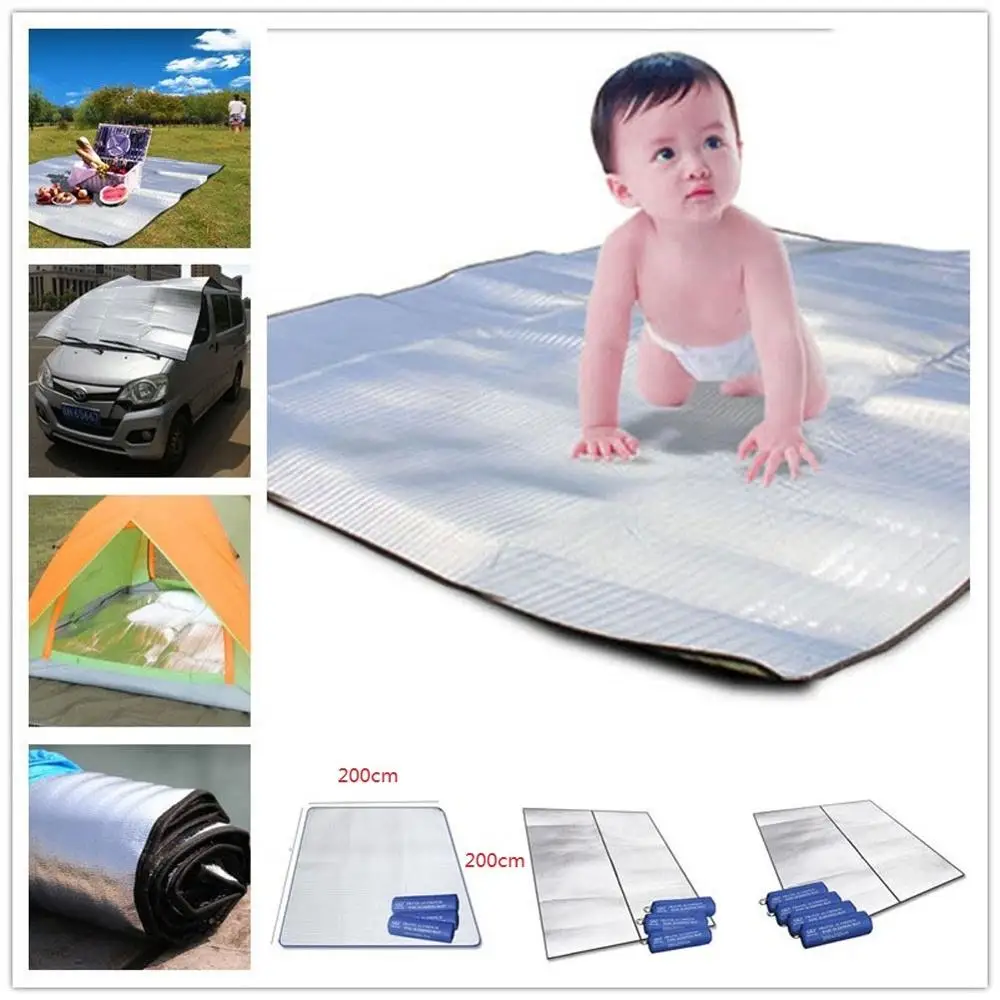 Коврик для пикника 200x200 см напольный коврик кемпинга с защитой от влаги