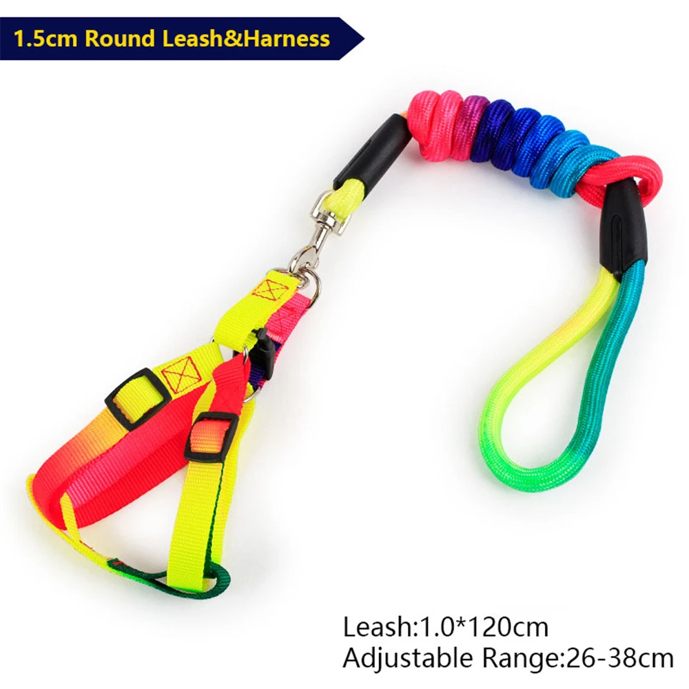 Регулируемый цветной нейлоновый поводок ошейник аксессуары для котят и кошек