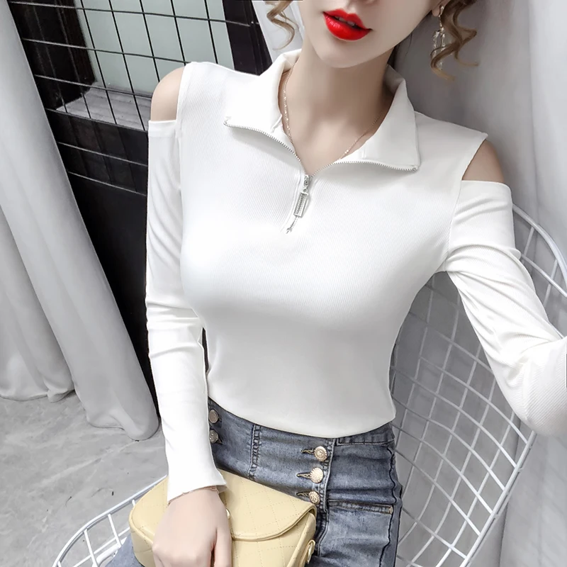 

Женская одежда, Женские винтажные Топы в стиле Харадзюку, блузки, весна-осень 2020, водолазка, сексуальные футболки без бретелек в полоску, жен...