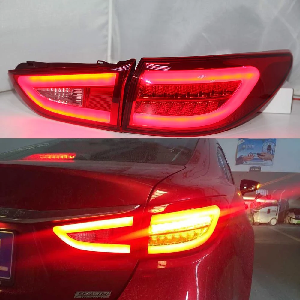 4 шт. для Mazda 6 Atenza хвост светильник s светодиодный задний фонарь парковка Фары
