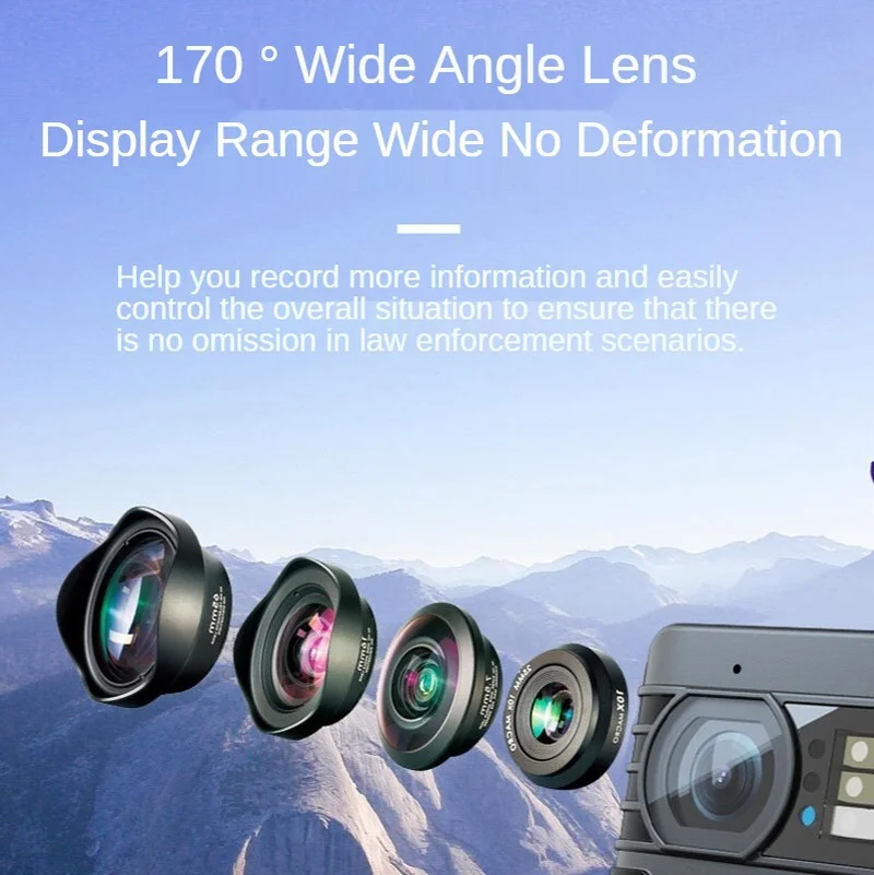 H50 HD Body Camera Audio Recording Wearable 1296P Police Camcorder Night Vision Video Recorder 128G Vaw Enforcement Trail Cam