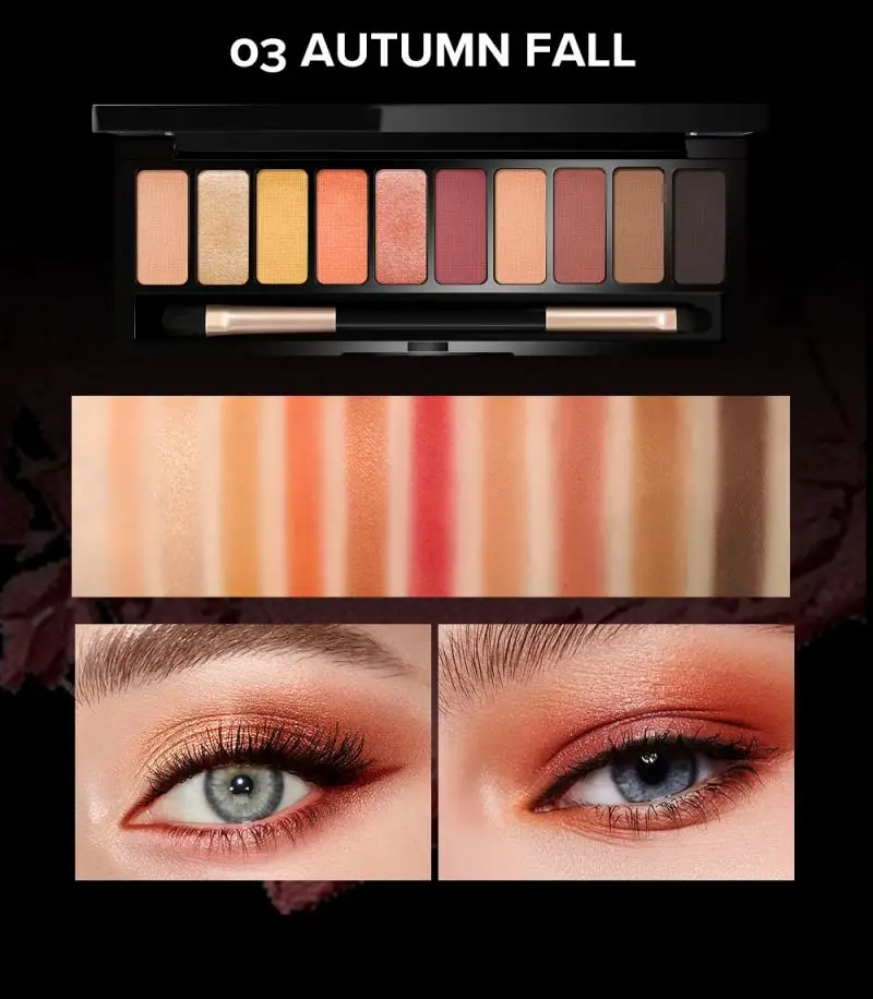 SACE LADY 10 оттенков тени для век Палитра Макияж матовые перламутровые стойкие Пудра