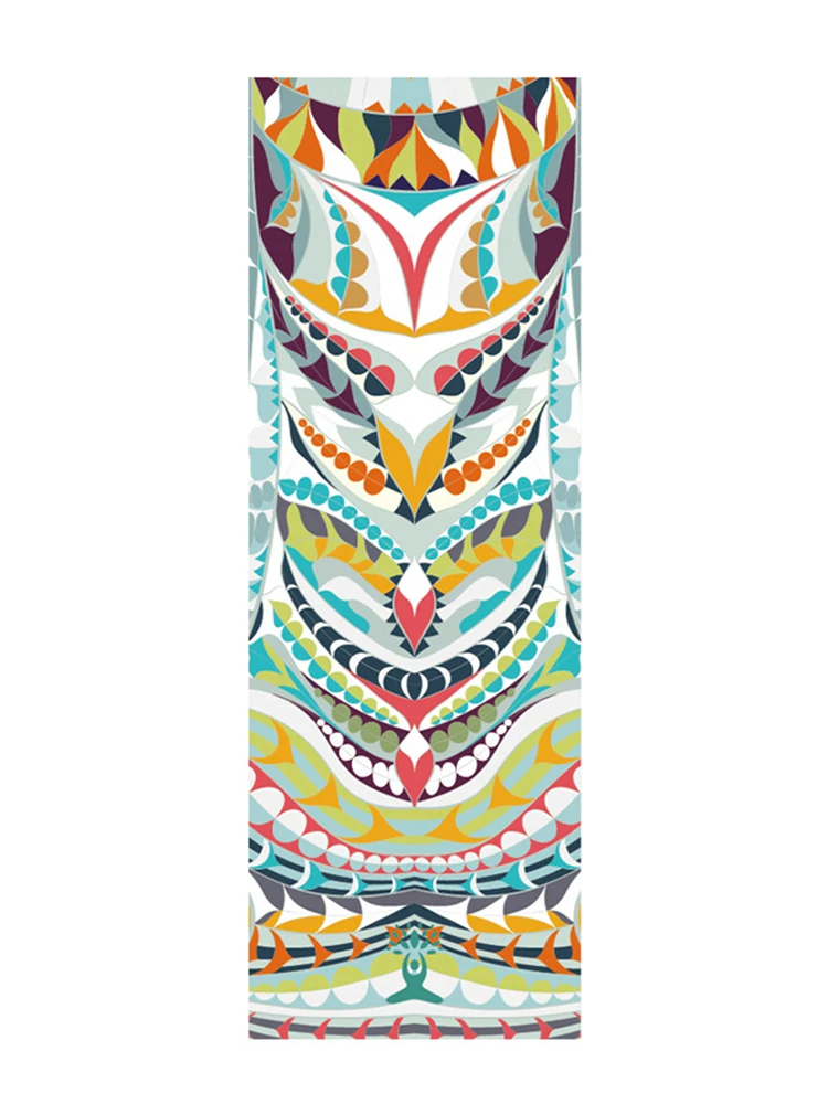 

1pc Quick-drying Portable Folding Yoga Mat Towel Cloth Fitness Blanket Soft Double Sided Non-slip Sweat Absorbent Blanket