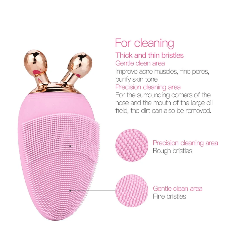 Перезаряжаемая электрическая щетка для удаления морщин на лице|Устройства