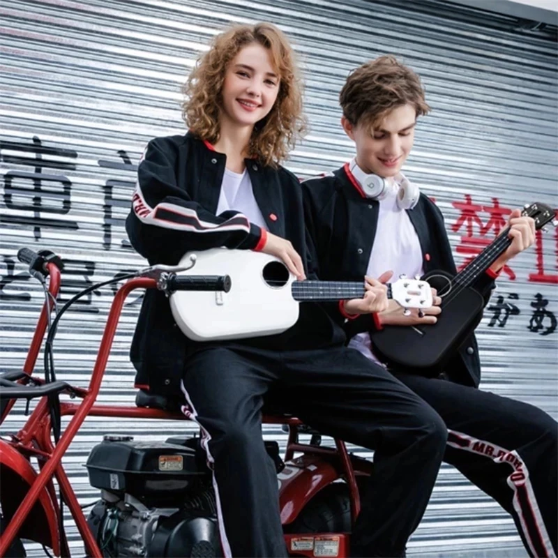 

Original Populele 2 LED App Control USB Smart Ukulele 4 Strings 23 Inch Ukulele Concert ABS Fingerboard Acoustic Electric Guitar