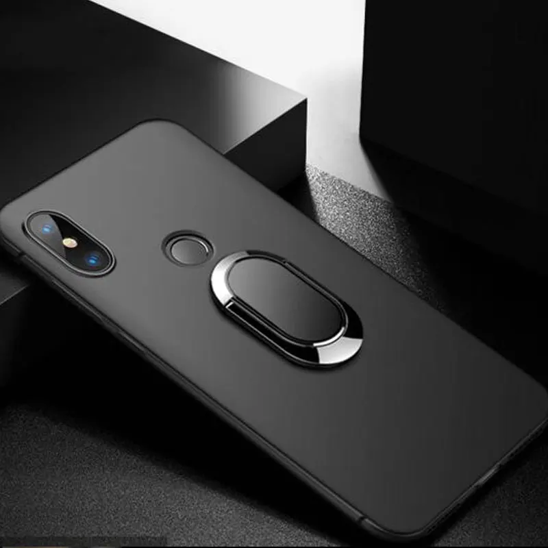Для Alcatel 1 S чехол матовый Силиконовый мягкий палец кольцо Магнит чехол для телефона Alcatel 1 S 5024D 5024Y 5024K подставка задняя крышка