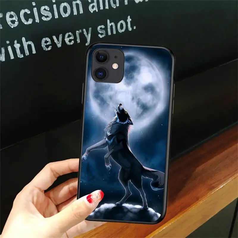 

Angry Snow Wolf Phone Case For Iphone 6 6s 7 8plus X Xr 11 12 Mini Pro Max Nax Fundas Cover