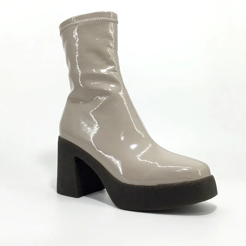 Дизайнерские брендовые эластичные кожаная обувь с микрофиброй женские