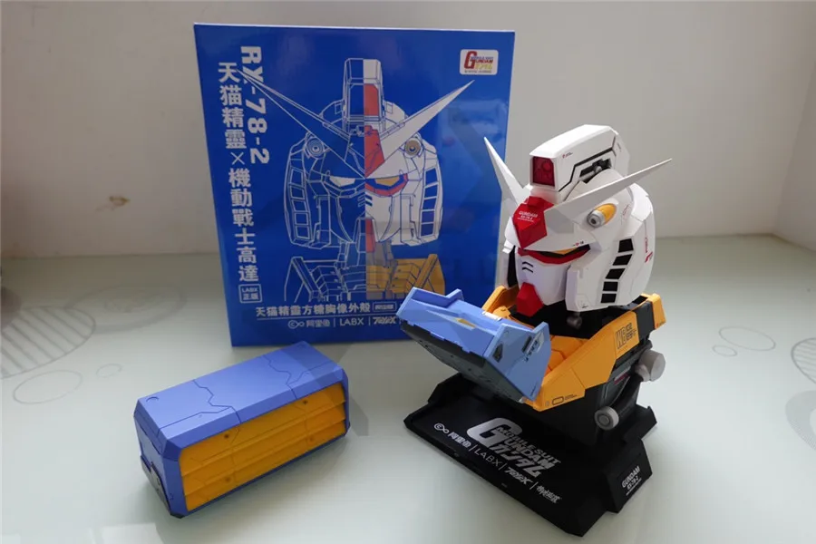 Комиксов клуб LABX E-MODEL модель Gundam 1:35 RX-78-2 воина гундама голова бюст игрушка в подарок фигурку