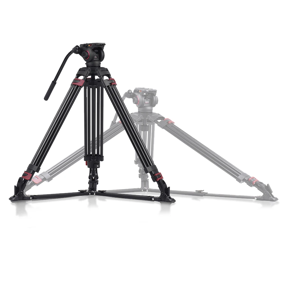 Miliboo MTT609A Профессиональный штатив для Canon Nikon sony DSLR камера Видеокамера фотография камера штатив w/Гидравлическая шаровая Головка