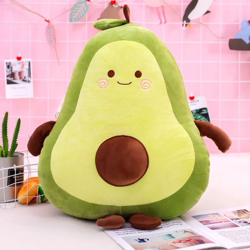 Авокадо набор еды Прямая продажа с фабрики вниз хлопок фрукты подушка кровать