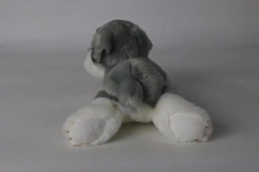 

Schnauzer plush toy dog simulation dog high quality doll cute dog toy for girlfriend home decor special birthday Xmas gift for k