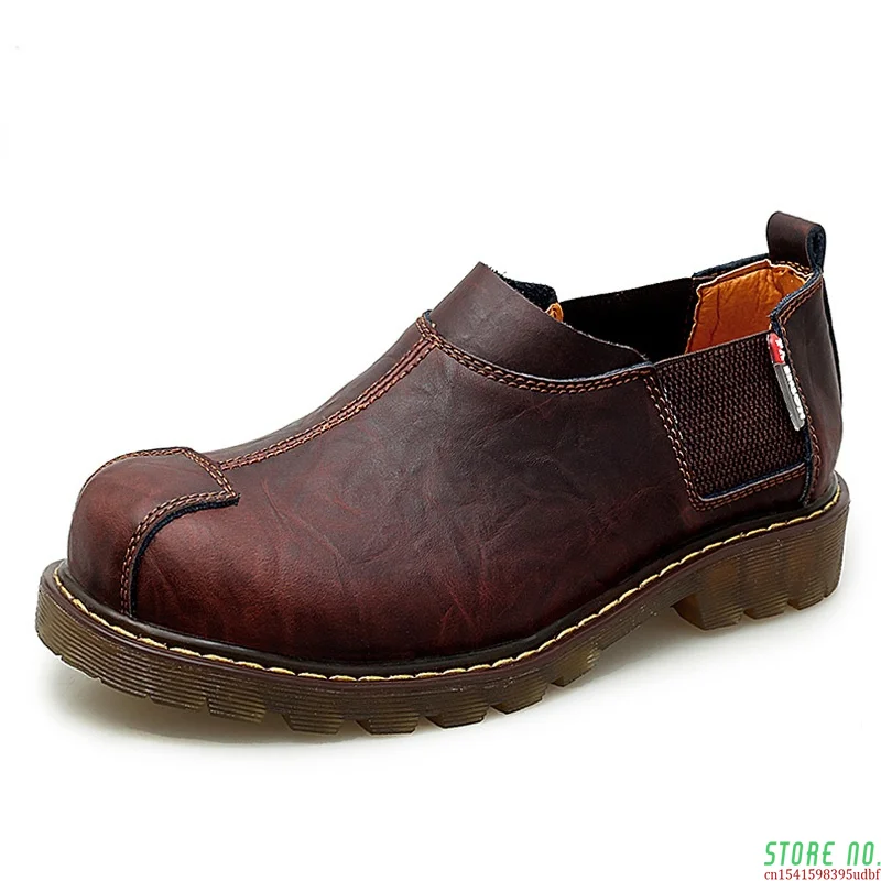 

Мужские туфли-оксфорды из натуральной кожи, на плоской подошве, размеры 38-47