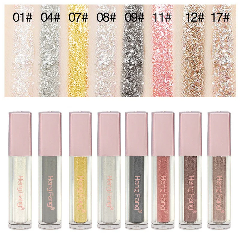 3pcs Eyeliner Eyeshadow Waterproof Liquid Glitter Sequins Eye Liners Professional Shinning Women Cosmetics Makeup Beauty Tools | Красота и