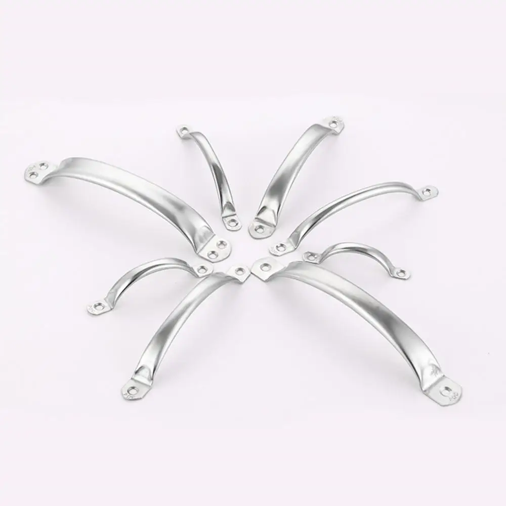 Дверные ручки из нержавеющей стали 304 ручка для кухонного шкафа серебристого