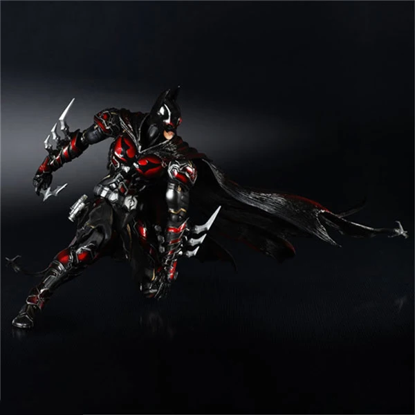 PA super heroes dc экшн-фигурки Play Arts kai Justice League Темный рыцарь красный Бэтмен 27 см горячая модель игрушки носки darts коллекция